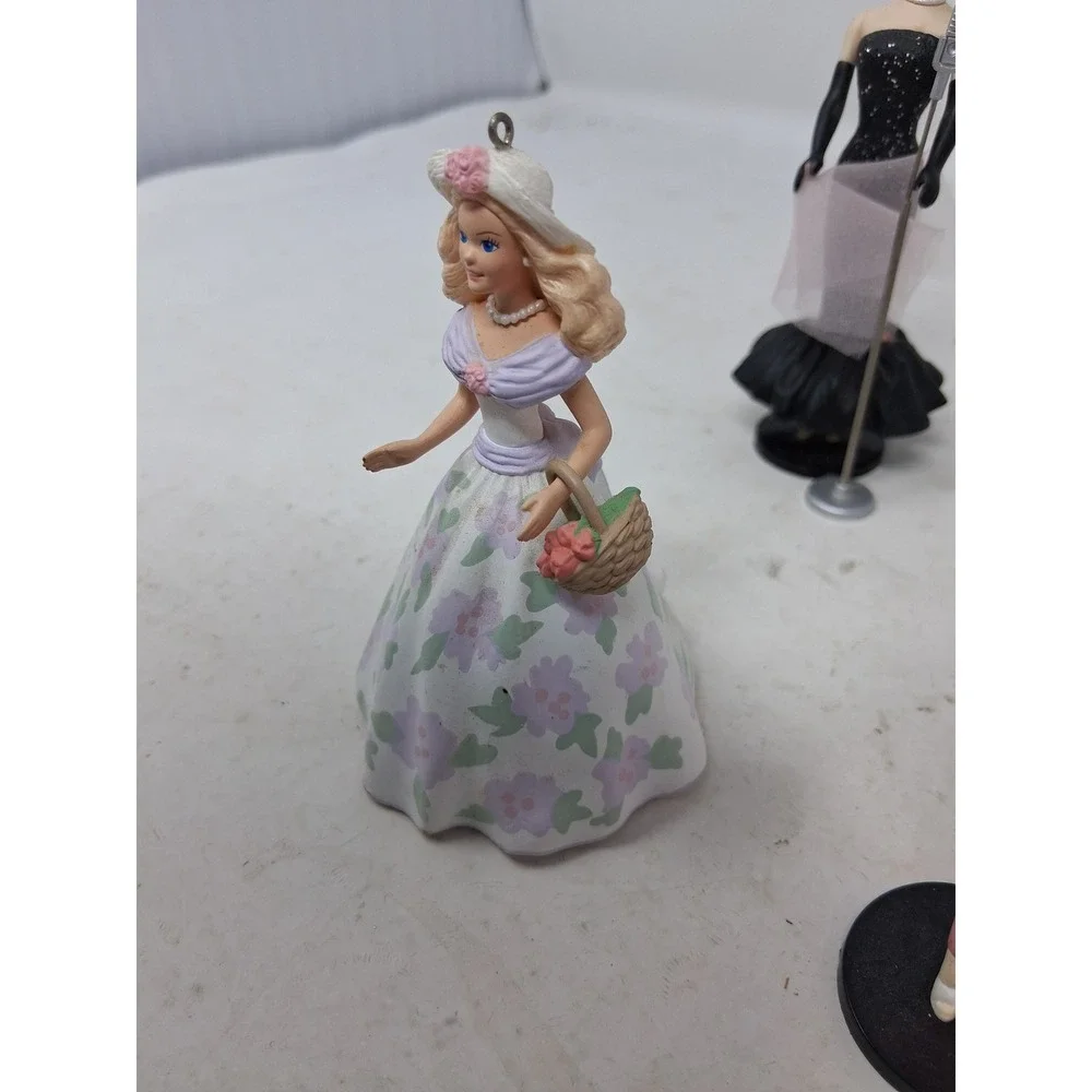 Hallmark Keepsake Barbie Ornament Lot 1996 Holiday Solo Spotlight Navajo 6pc. O